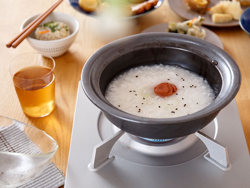 燻製鍋でおかゆやデザートなどお料理できます