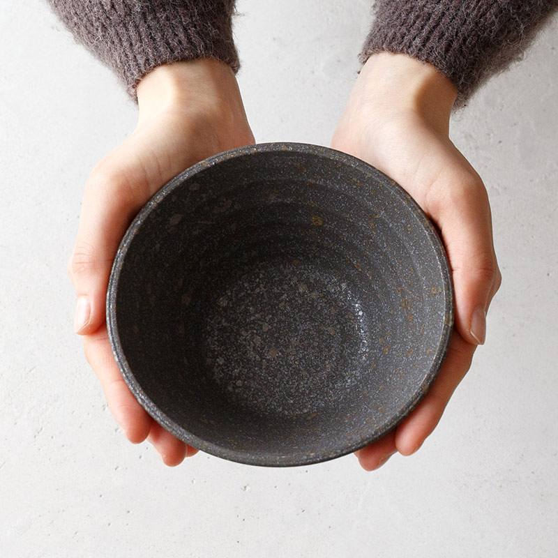 いぶし銀風の鉢ボウル