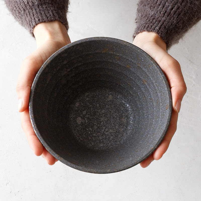 いぶし銀風の鉢ボウル