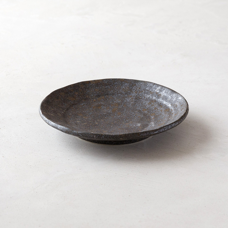 いぶし銀風のお皿