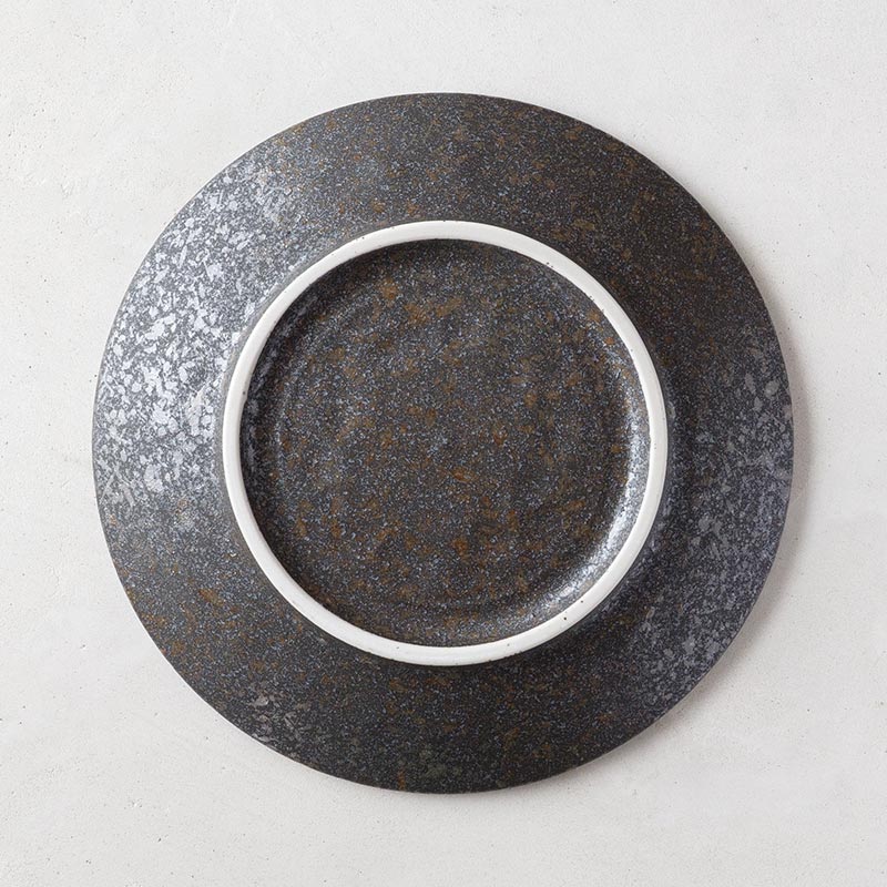 いぶし銀風のお皿