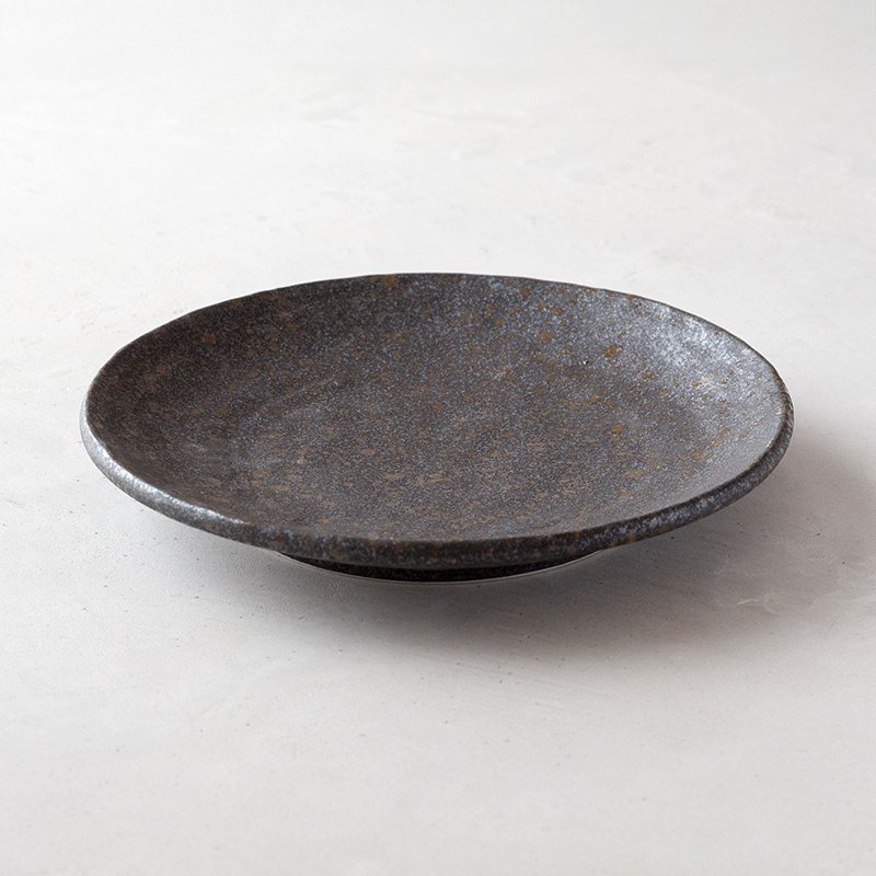 いぶし銀風のお皿