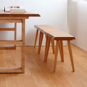 国産材のベンチ（３個セット）
