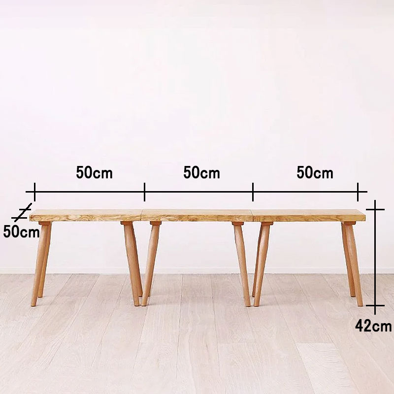 国産材のベンチ（３個セット） | ボー・デコール オンラインショップ