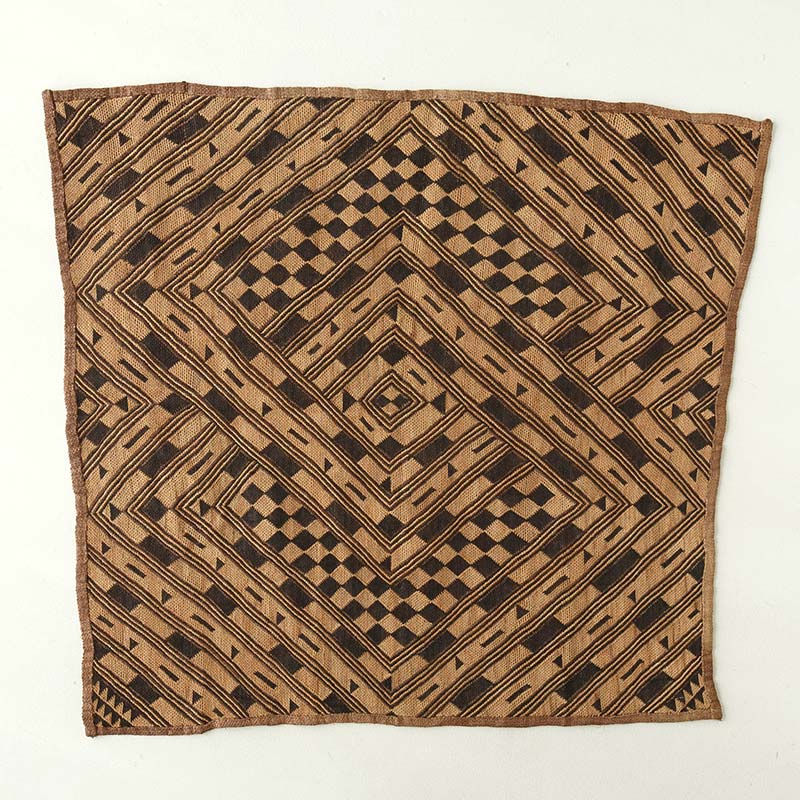 クバ族の織布 - ラグ