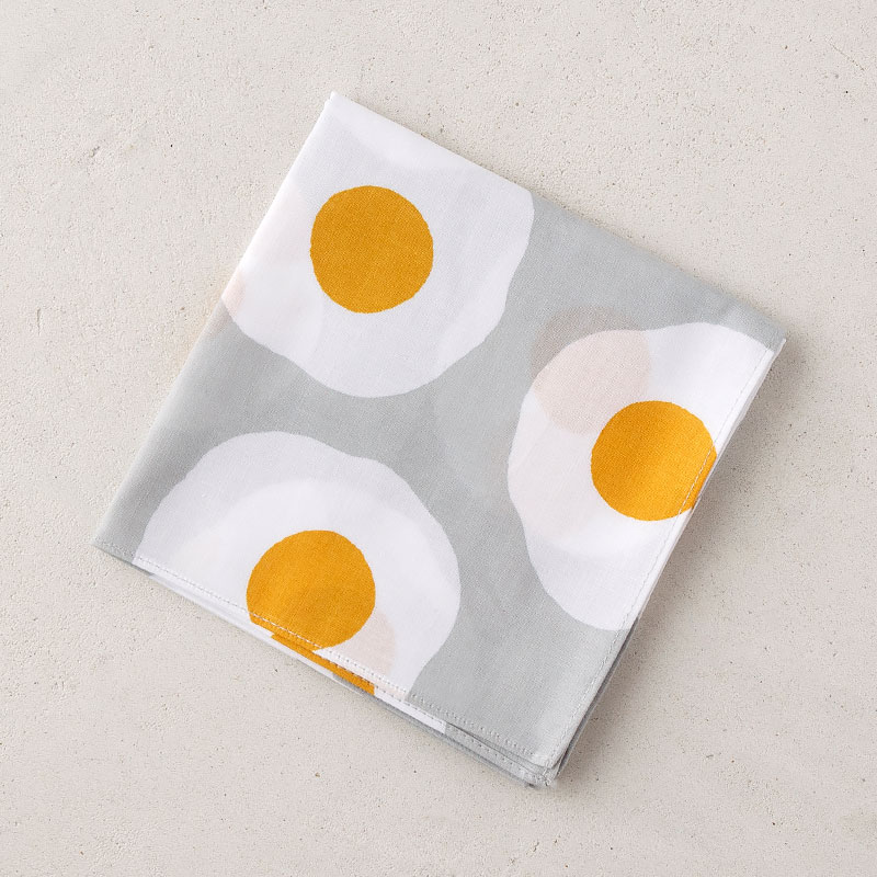 たべもの風呂敷ー目玉焼き