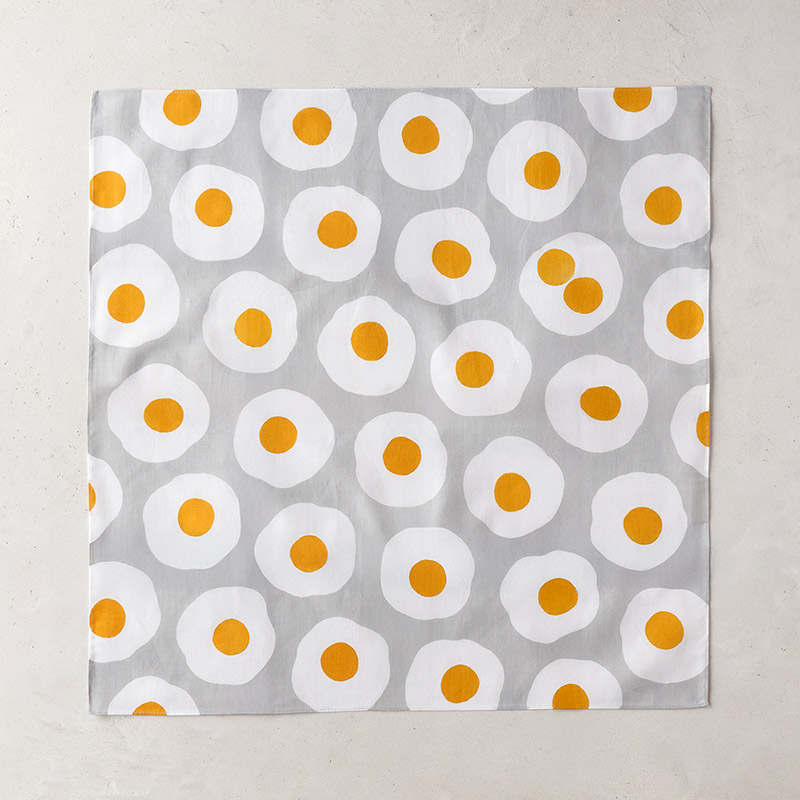 たべもの風呂敷ー目玉焼き