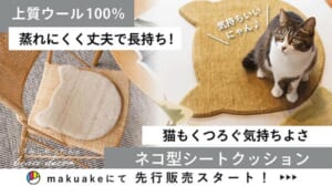 ネコ型シートクッション ねこらぐ