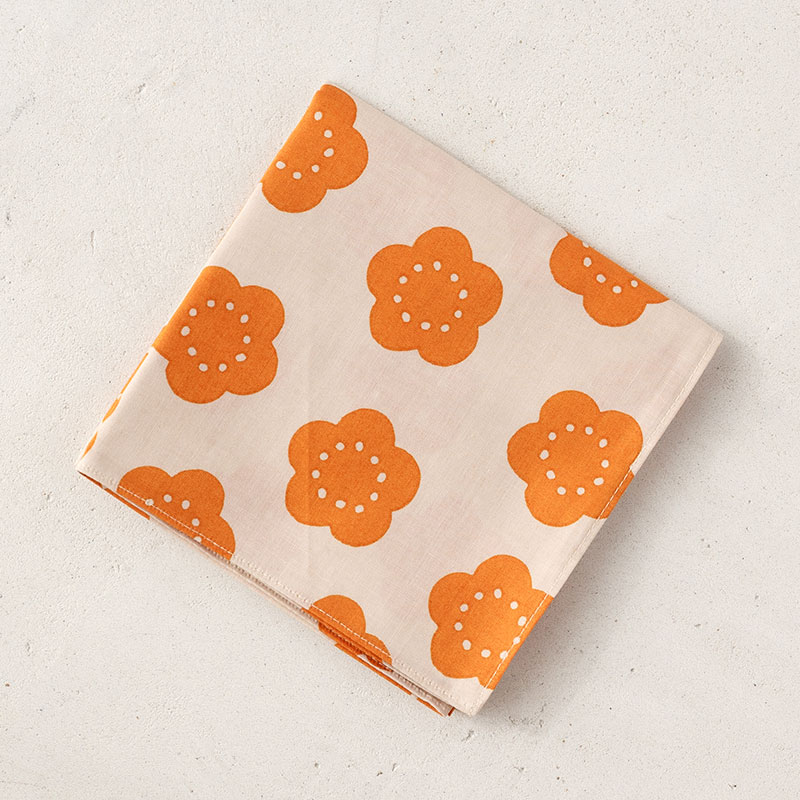 たべもの風呂敷（梅にんじん）