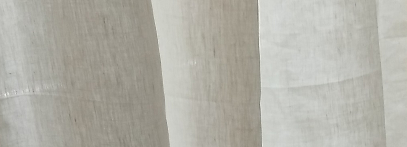8a“Hatia”standard / ドレープ ホワイト / リネン100％カーテン