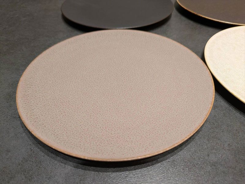 ボー・デコール ポーセリン食器 フラットプレート ベージュ・トゥルーグレー・ブロンズ・マットブラック / beaudecor porcelain