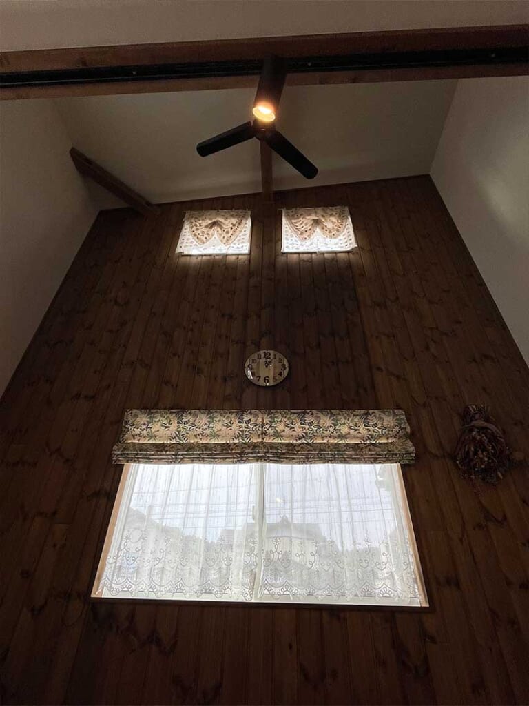 ドット / ゴールド / レイヤードカーテン