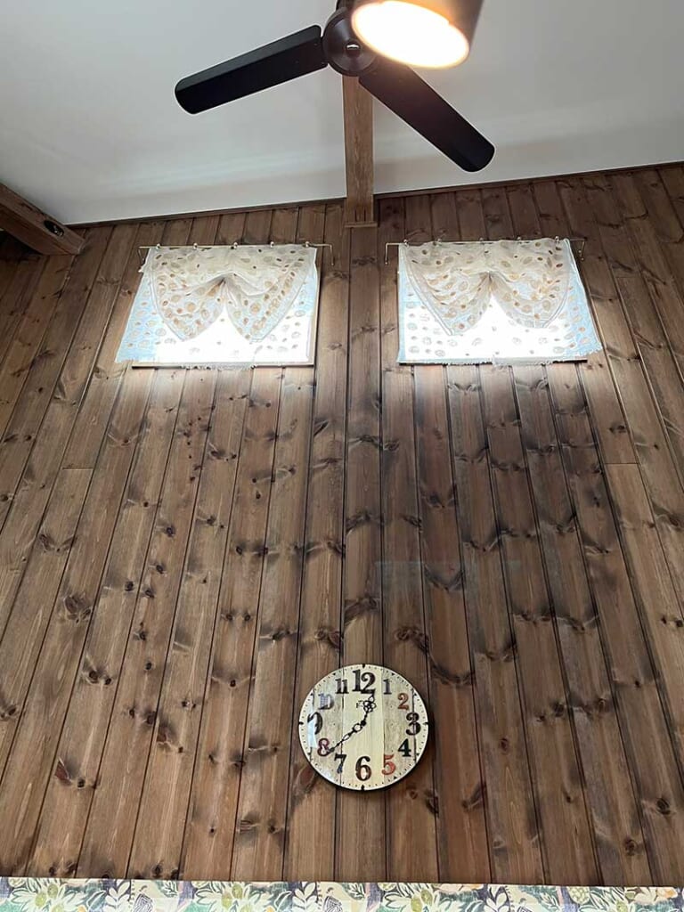 ドット / ゴールド / レイヤードカーテン