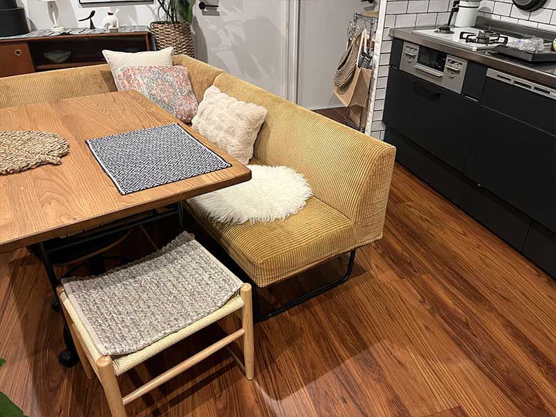 WW MIX amiamiシリーズ カフェでも人気 天然素材のシートクッション [ライトグレー ミニ] / WW54JC Kumo / 雲のようなウールのシャギーシートクッション / わた雲