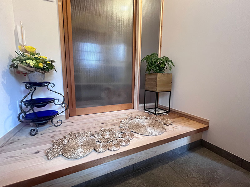 ジュートラグ Pattern（パターン）シリーズ 天然素材のジュートラグ アクセントラグ [Pattern（パターン） クレマチス / GR205] [Pattern（パターン） ランタナミニ / GR203]