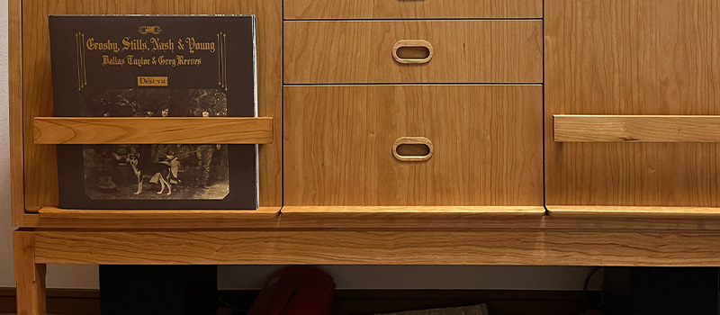 マガジンラック付き収納ボード