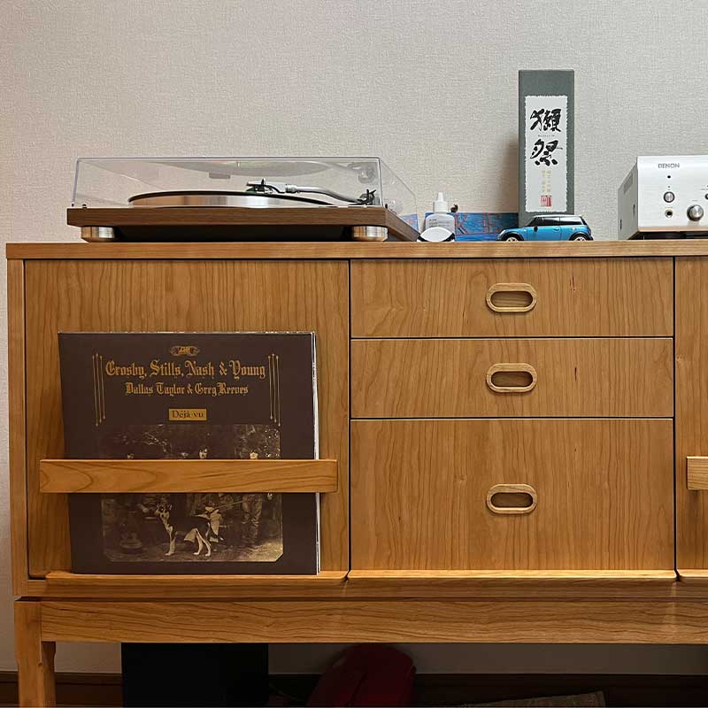 マガジンラック付き収納ボード