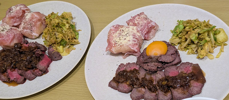 フラットプレート ベージュ / beaudecor porcelain