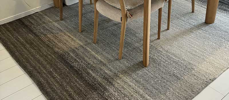 Plant（プラント）シリーズ リバーシブルの薄手ウール絨毯 [プラント グラデーション / WN863]