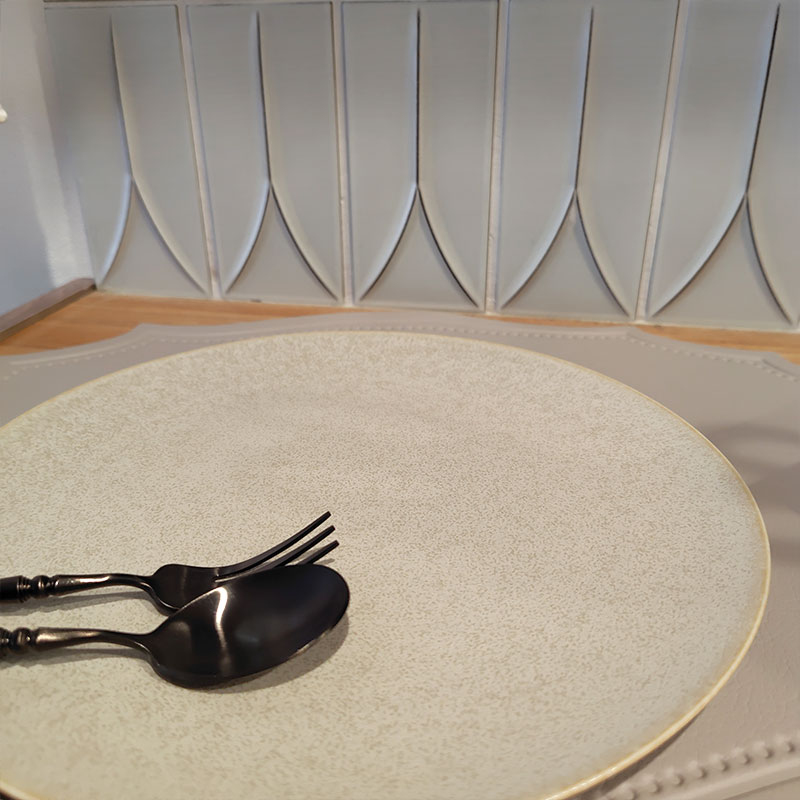フラットプレート ベージュ・フラットプレート ブロンズ / beaudecor porcelain